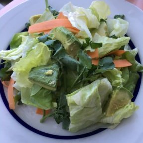 Gluten-free salad from Tiki Tabu at SIXTY LES